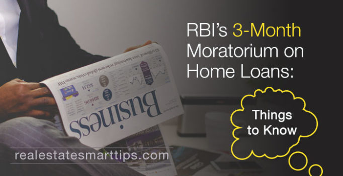 three months moratorium by RBI on home loans